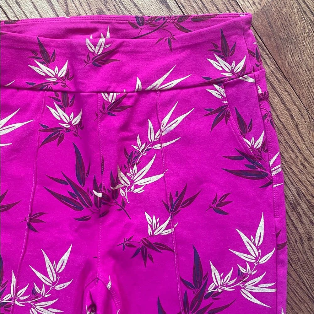 Soft Surroundings Emiko Ponte Pants Fuchsia/Pink Size XS NWOT - Picture 6 of 8